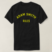 Adam Smith Rules T-shirt (Design voorkant)