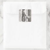 Adam Smith Vierkante Sticker (Tas)