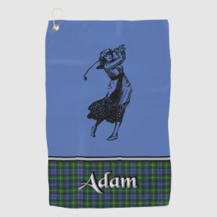 Adam Tartan Golf Towel Golfhanddoek