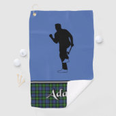 Adam Tartan Golf Towel Zijne Adam Golfhanddoek (Insitu)