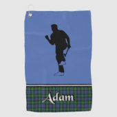 Adam Tartan Golf Towel Zijne Adam Golfhanddoek (Voorkant)