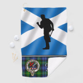 Adam Tartan Persoonlijke Golf Handdoek Zijn (Insitu)