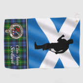 Adam Tartan Persoonlijke Golf Handdoek Zijn (Horizontaal)