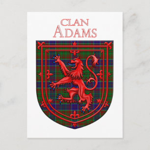 Adam Tartan Scottish Play Lion Rampant Briefkaart