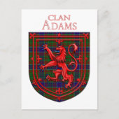 Adam Tartan Scottish Play Lion Rampant Briefkaart (Voorkant)