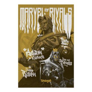 Adam Warlock – Marvel Rivals Fanart Perfect Poster