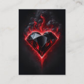 Adamant Heart | Zacharia 7:9-12 KJV Kaart Box Visitekaartje (Voorkant)