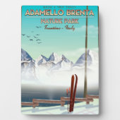 Adamello Brenta natuurpark Italië Vakantie print Fotoplaat (voorkant)