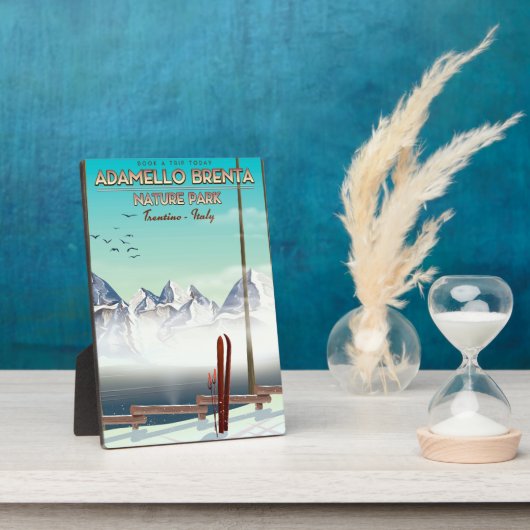 Adamello Brenta natuurpark Italië Vakantie print Fotoplaat (Zijkant)