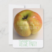 ADAM'S APPLE Veggie Party uitnodiging (Voorkant)