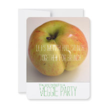 ADAM'S APPLE Veggie Party uitnodiging