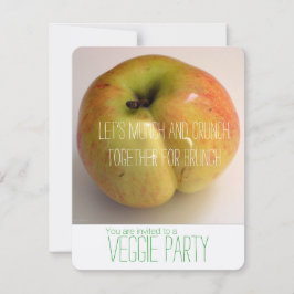 ADAM'S APPLE Veggie Party uitnodiging