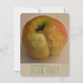 ADAM'S APPLE Veggie Party uitnodiging