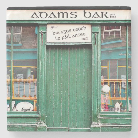 Adams Bar, Dingle, Pubs, Iers, Onderzetters. Ierla Stenen Onderzetter (Voorkant)