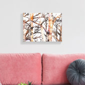 Adam's Birch Canvas Afdruk (Insitu (Woonkamer))