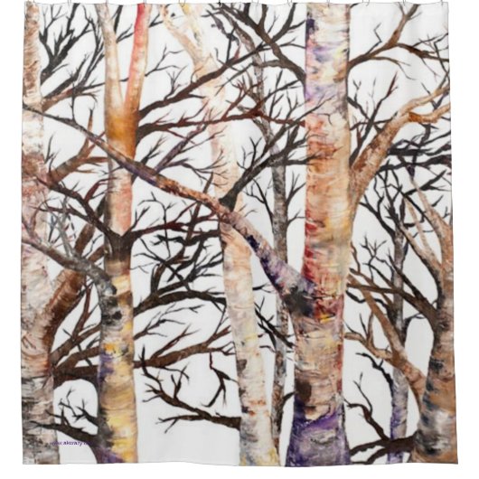 Adams Birch douchegordijn (Voorkant)