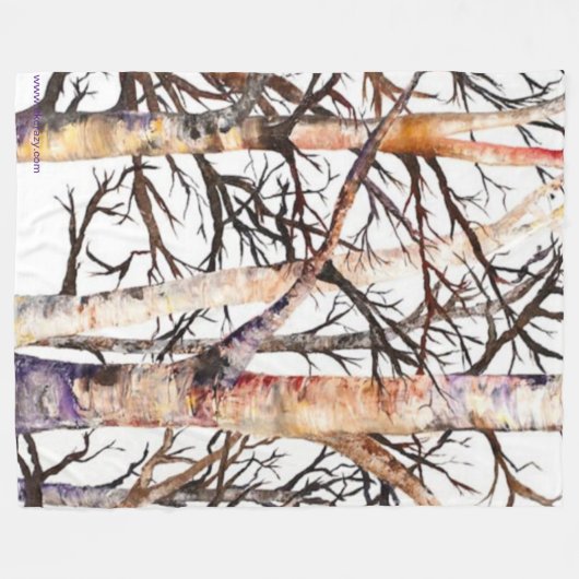 Adams Birch fleece deken (Voorkant (Horizontaal))