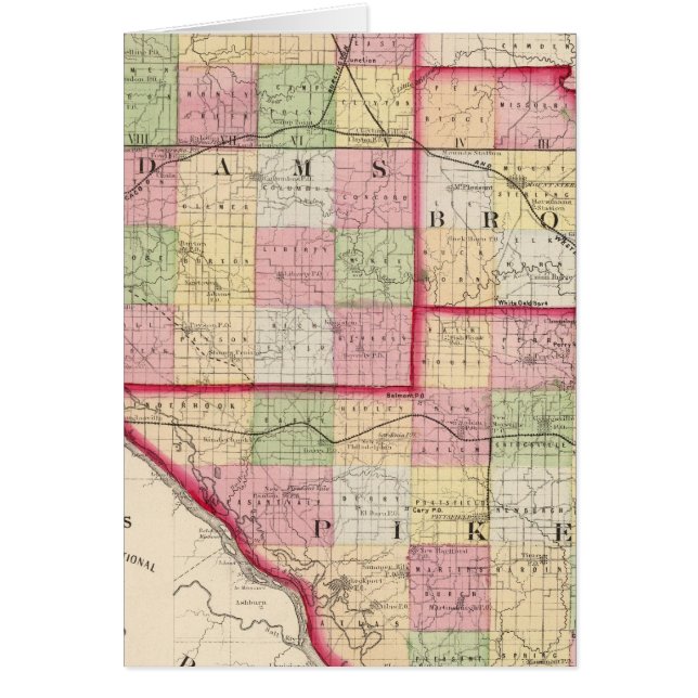 Adams, Brown, Pike counties (Voorkant)