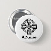 Adams Celtic Cross Ronde Button 5,7 Cm (Voorkant /achterkant)