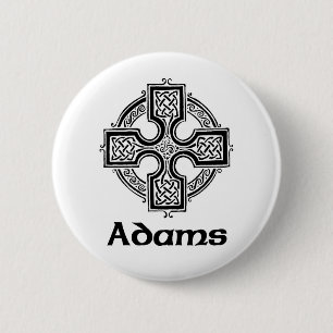 Adams Celtic Cross Ronde Button 5,7 Cm