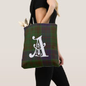 Adams Clan Tartan Monogram Tote Bag (Dichtbij)