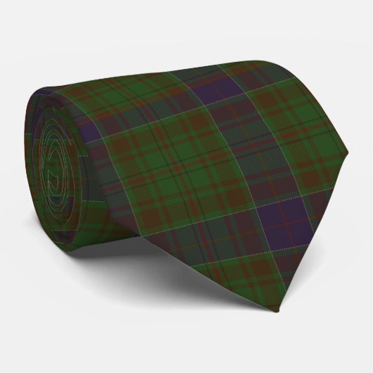Adams Clan Tartan Stropdas (Opgerold)