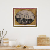 Adams & Co. Express-gebouw (40129) Poster (Keuken)