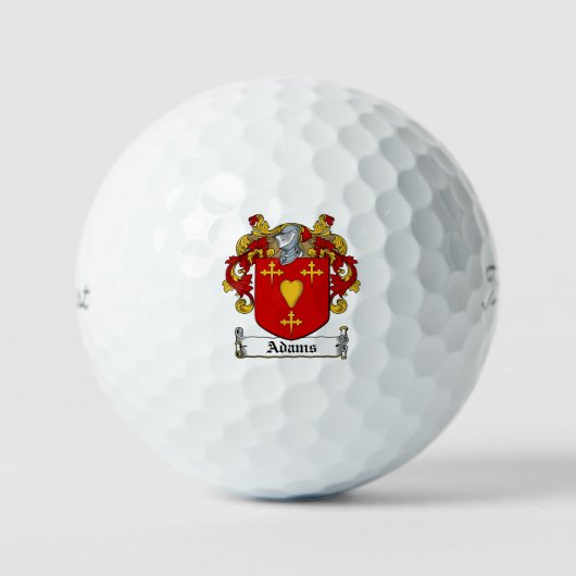 Adams Coat of Arms Golfballen (Voorkant)