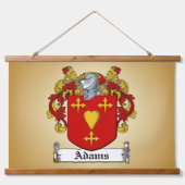 Adams Coat of Arms Hangend Wandkleed (Voorkant)