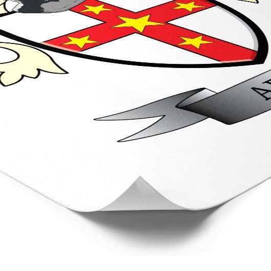 Adams Coat of Arms Poster (Hoek)