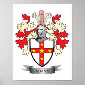 Adams Coat of Arms Poster (Voorkant)