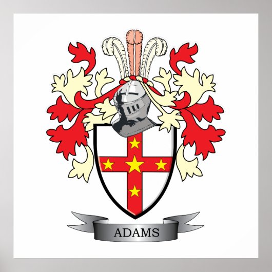 Adams Coat of Arms Poster (Voorkant)