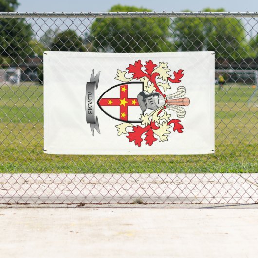 Adams Coat of Arms Spandoek (Insitu)