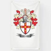 Adams Coat of Arms Spandoek (Verticaal)