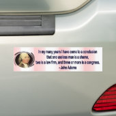 Adams - Drie is een congres - Bumper Bumpersticker (Op auto)