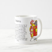 Adams Family Crest Mok (Voorkant rechts)