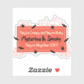 Adams Family Stickers (Vel)