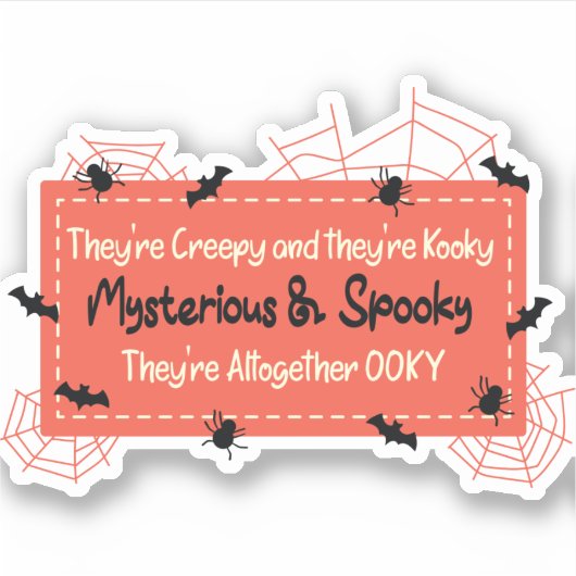 Adams Family Stickers (Voorkant)