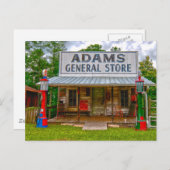 Adams General Store Alabama Briefkaart (Voorkant / Achterkant)