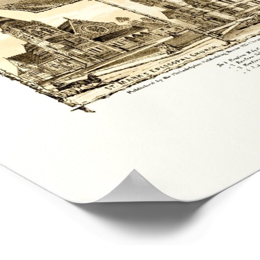 Adams, MA Panoramic Map - 1882 Poster (Hoek)