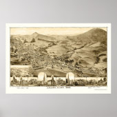 Adams, MA Panoramic Map - 1882 Poster (Voorkant)