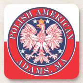 Adams Massachusetts Polish Bier Onderzetter (Voorkant)