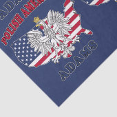 Adams Massachusetts Polish Tissuepapier (Detail)