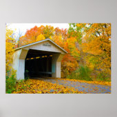 Adams Mill Old Covered Bridge, Indiana Poster (Voorkant)