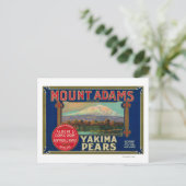 Adams-pareletiketYakima koppelen, WA Briefkaart (Staand voorkant)