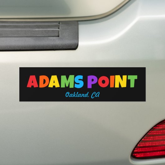 Adams Point / Fairyland Bumper Sticker (Op auto)