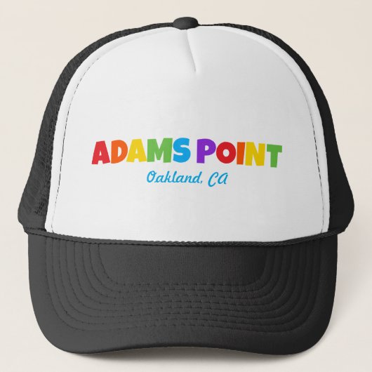 Adams Point Fairyland Trucker Hoed Pet (Voorkant)