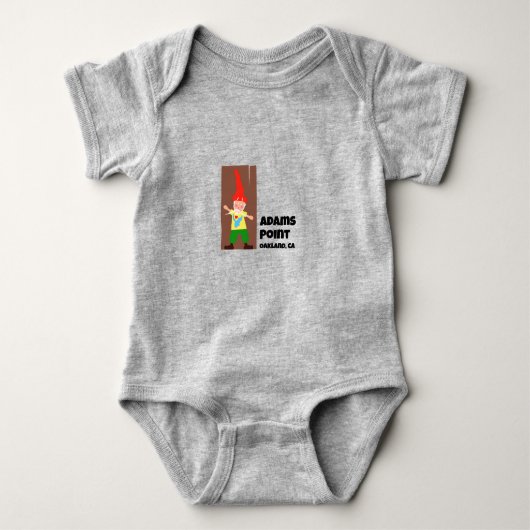 Adams Point Gnome Baby Bodypakje Romper (Voorkant)