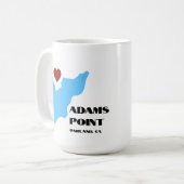 Adams Point / Lake Merritt Mug Koffiemok (Voorkant links)