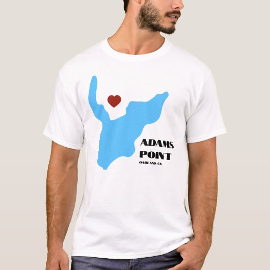 Adams Point / Lake Merritt T-Shirt (Voorkant)